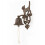 Homescapes Homescapes Brown Cat Cast Iron Door Bell 2