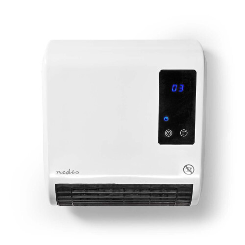Radiador cerâmico Nedis HTBA20WT 20 m² branco, cinza 1