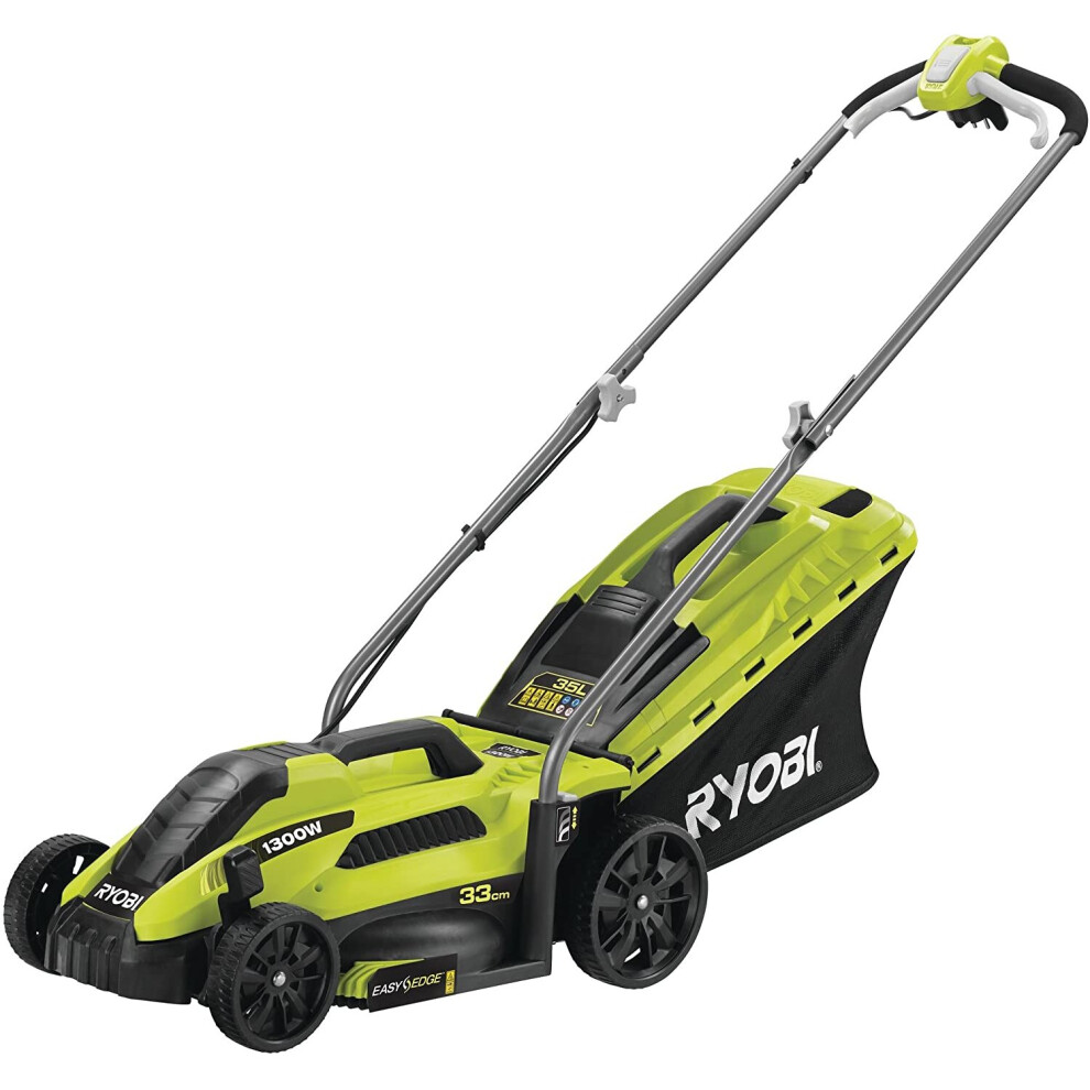 Ryobi RLM13E33S 33cm Corded Rotary Lawnmower - 1300w