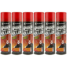 6 x 200ML No More Spiders & Creepy Crawly Insect Killer Spider Spray