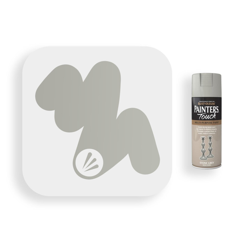 Rust-Oleum (Stone ) Spray Paint 400Ml Painter's Touch Grey