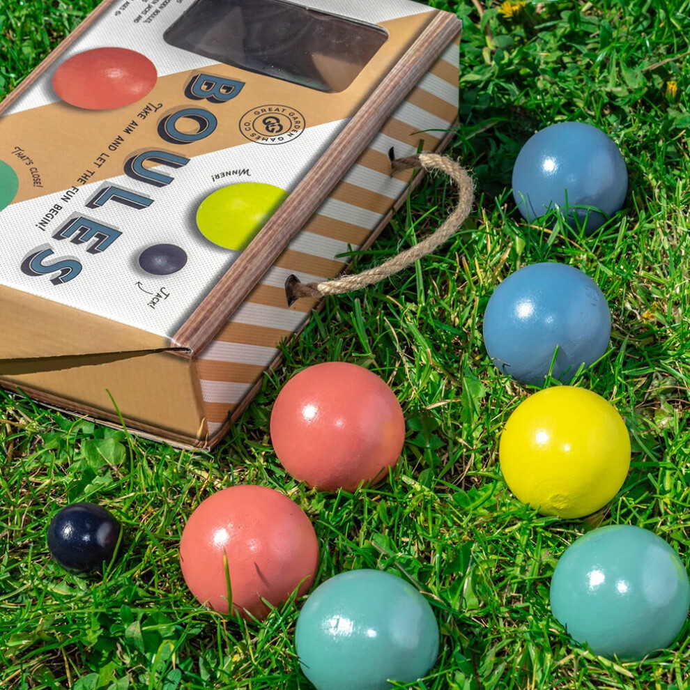 Wooden Outdoor Boules Set - Boxed Gift Item