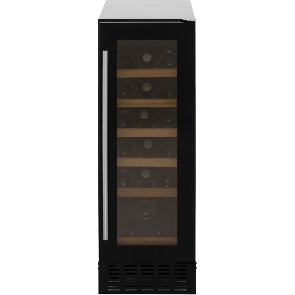 Amica 30Cm Freestanding Wine Cooler : Black