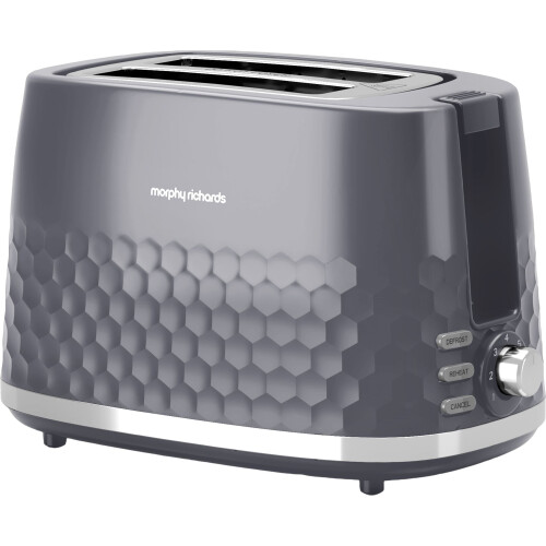 Morphy Richards Morphy Richards Hive 2 Slice Toaster, Reheat Defrost Extra Wide Slots