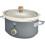 Swan Swan 3.5L Nordic Slow Cooker 200W Removable Inner Pot Low/High Settings Glass Lid - Slate Grey 1