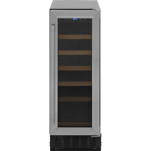 30cm Freestanding Wine Cooler : Stainless Steel