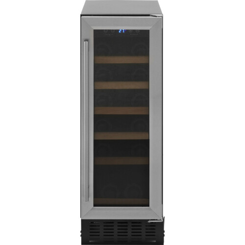 Amica 30cm Freestanding Wine Cooler : Stainless Steel
