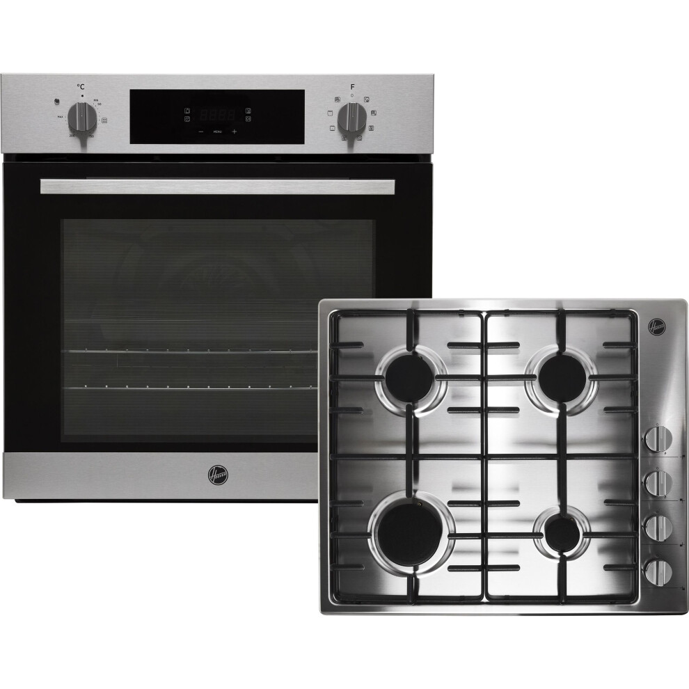 Hoover H-OVEN 300 PHC3B25CXHHW6LK3 Built In Electric Single Oven and Gas Hob Pack