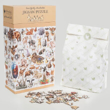 Wrendale 1000 Piece Beautifully Illustrated Jigsaw Puzzle |The Farmyard Set