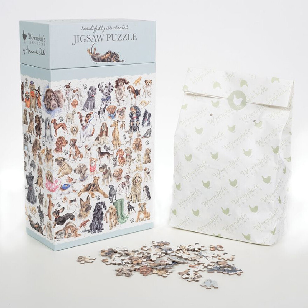 Wrendale Designs A Dog's Life Dog Breeds 1000 Piece Illustrated Jigsaw Puzzle