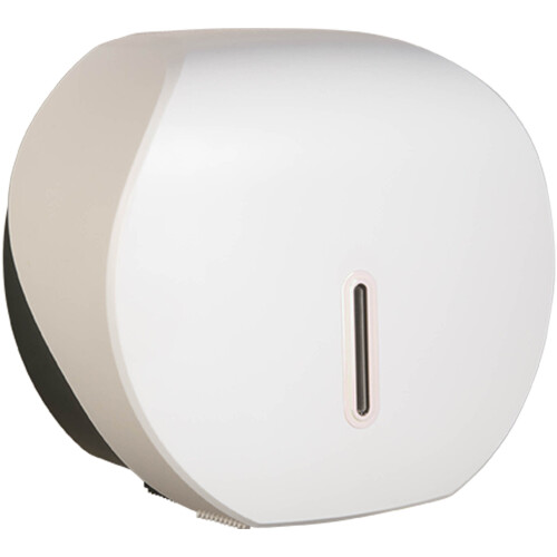 Pro-Kleen (Pearl) ABS Plastic Mini Jumbo Toilet Roll Dispenser