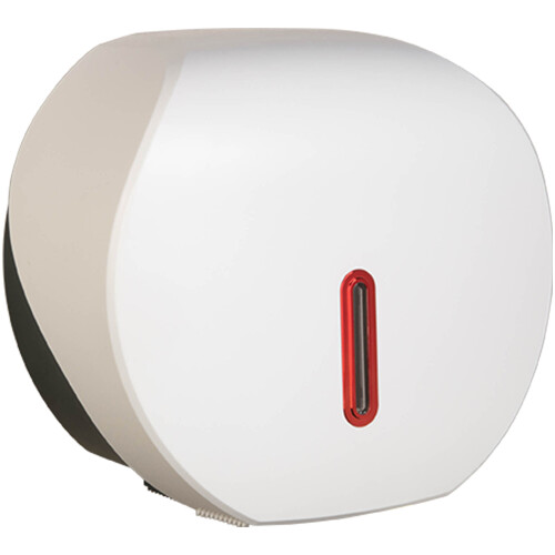 Pro-Kleen (Ruby) ABS Plastic Mini Jumbo Toilet Roll Dispenser