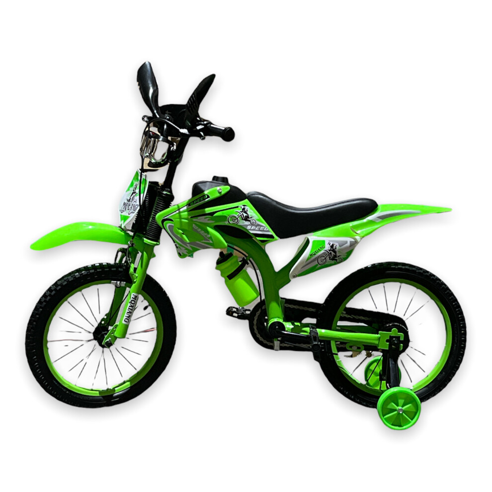 16 inch store bike with stabilisers