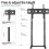 Floor Standing TV Mount Stand Bracket Height Adjustable for 32-65 4