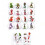 (16 Mini Circular tag) 16PCS Splatoon 2 Amiibo for Nintendo Switch WII U 1