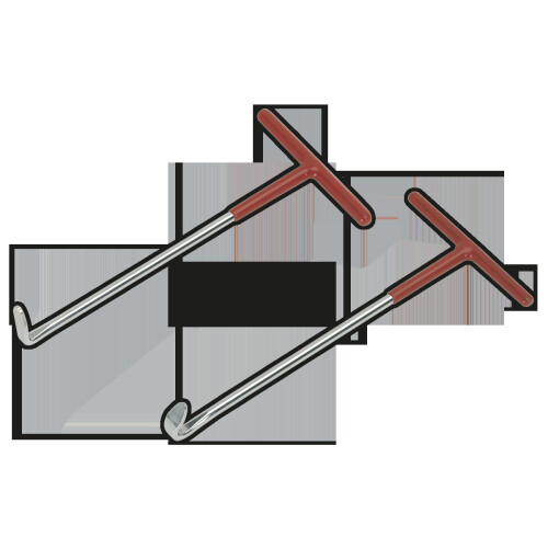 Sealey SEALEY - VS1641 Exhaust Puller Tool Set 2pc