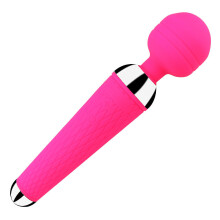 (Pink) 10-SPEED Rechargeable Vibrator Dildo Magic WAND Clit Stimulator AV Big Sex Toy