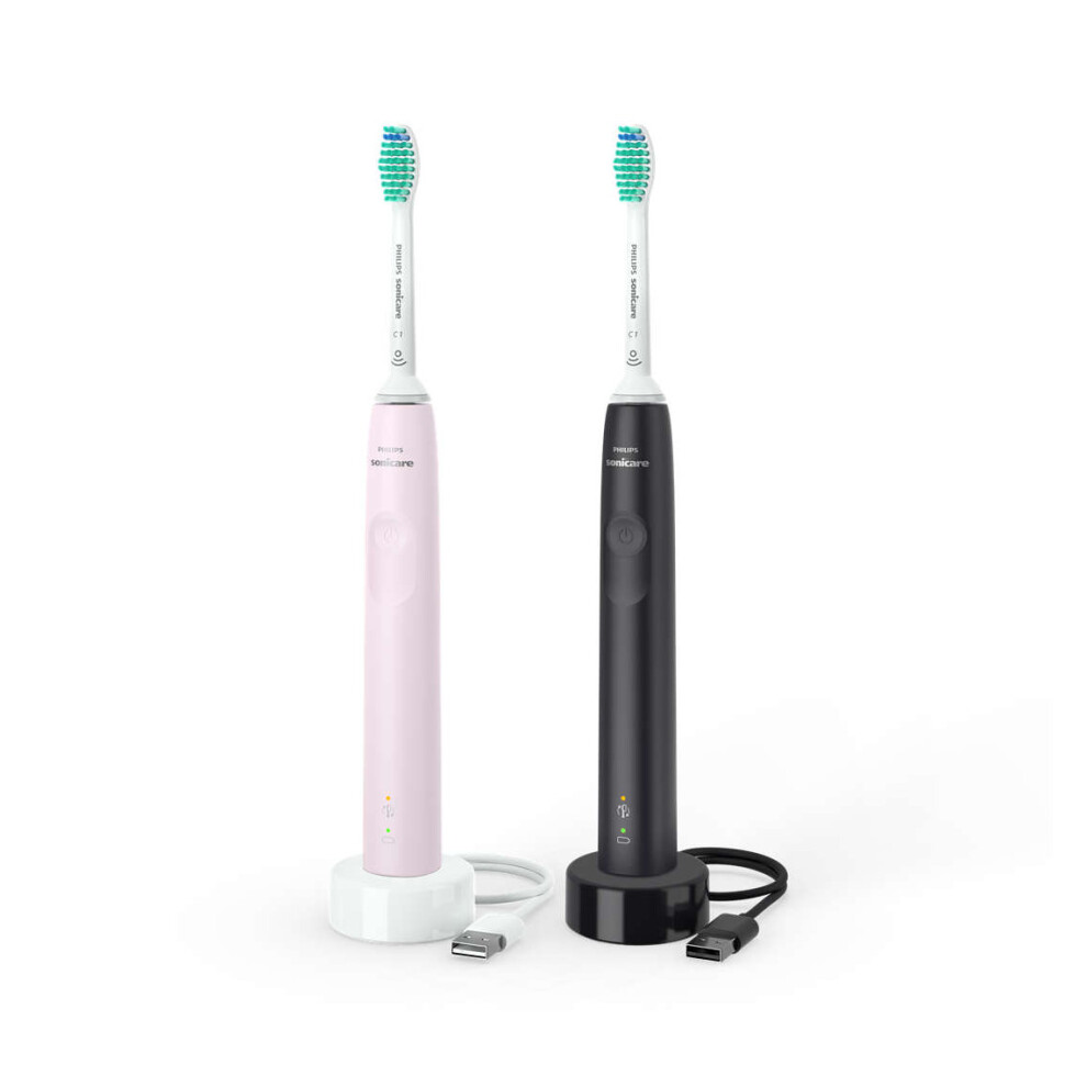 Philips - Sonicare 3100 Black & Pink HX3675/15