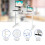 Costway 2-Tier Adjustable Height Standing Desk Sit to Stand Workstation w/Shelf 6
