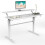 Costway 2-Tier Adjustable Height Standing Desk Sit to Stand Workstation w/Shelf 1