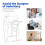 Costway 2-Tier Adjustable Height Standing Desk Sit to Stand Workstation w/Shelf 4