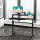 Costway 2-Tier Adjustable Height Standing Desk Sit to Stand Workstation w/Shelf 8