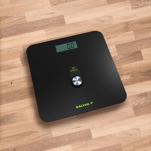 Salter Salter Eco Power Digital Bathroom Scale - Eco Friendly, Black 2