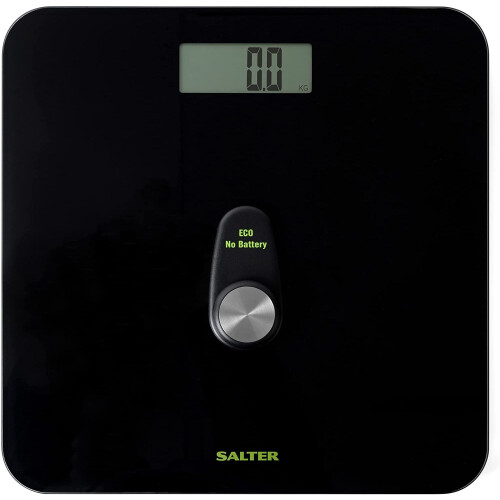 Salter Salter Eco Power Digital Bathroom Scale - Eco Friendly, Black