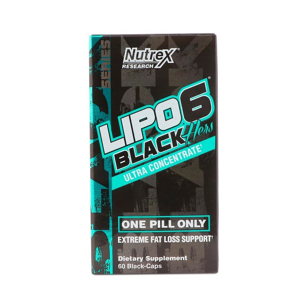 Nutrex Research, LIPO-6 Black Hers, Ultra Concentrate, 60 Black-Caps