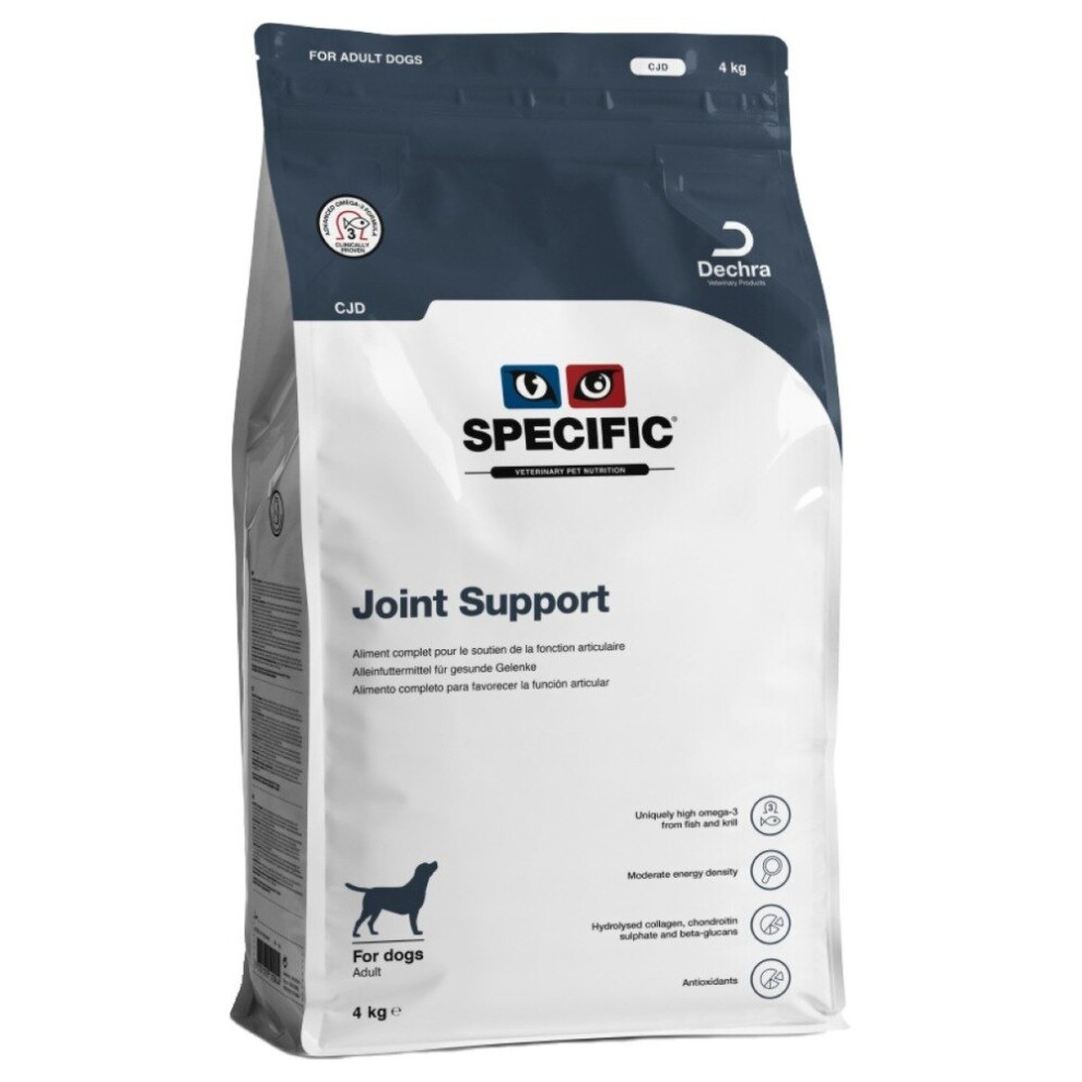 (4kg) Dechra Specific CJD Joint Support Dog Food