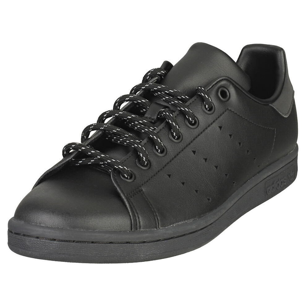 adidas Stan Smith Mens Classic Trainers in Black Black - Size 8.5 UK