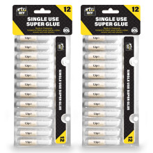 24 x Single Use Super Glue x 1.5g | Dries in Just 10 Seconds