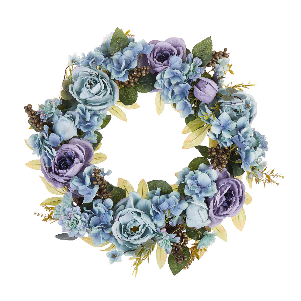 Door Wreath ø 50 cm Blue GALDAR
