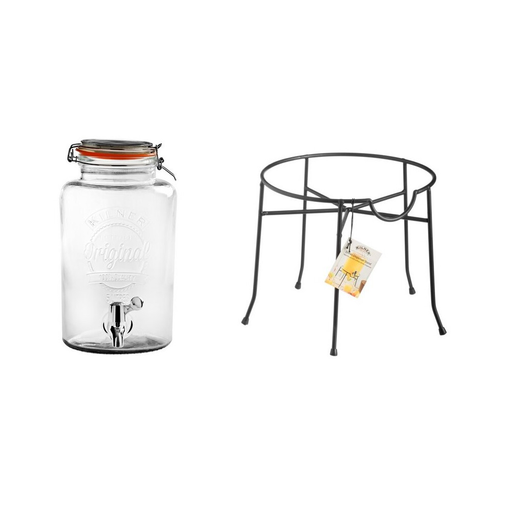 Kilner drinks dispenser and stand 5L