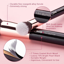 Jessup Brand 25pcs Professionell Makeup Borste Set Skönhetsprodukter