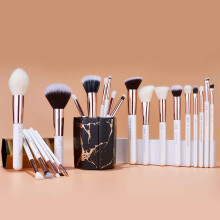 Set di 25 pennelli per trucco professionale Jessup - Sintetici e naturali