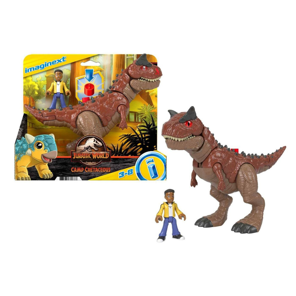 Imaginext Jurassic World Camp Cretaceous Carnotaurus Toro Darius