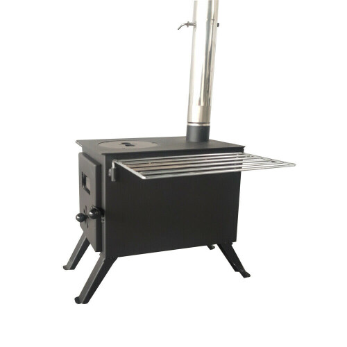 Outdoor Camping Stove Portable Wood Log Burning DWD Epping on OnBuy