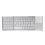 Portable B033 three-fold folding thin bluetooth keyboard three systems with touch wireless bluetooth keyboard (silver) 1