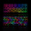 RF-84RGB three-mode Bluetooth 2.4G wireless mechanical keyboard 84-key customized gaming notebook keyboard (black red axis) 6