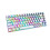 RF-84RGB three-mode Bluetooth 2.4G wireless mechanical keyboard 84-key customized gaming notebook keyboard (white red axis) 1