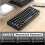 RF-84RGB three-mode Bluetooth 2.4G wireless mechanical keyboard 84-key customized gaming notebook keyboard (black red axis) 5