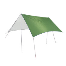 C152 3*3m Outdoor Beach Awning Rainproof with Pole Canopy Fishing Picnic Camping Pergola Oversized Ground Cloth Camping Gear Equipment
