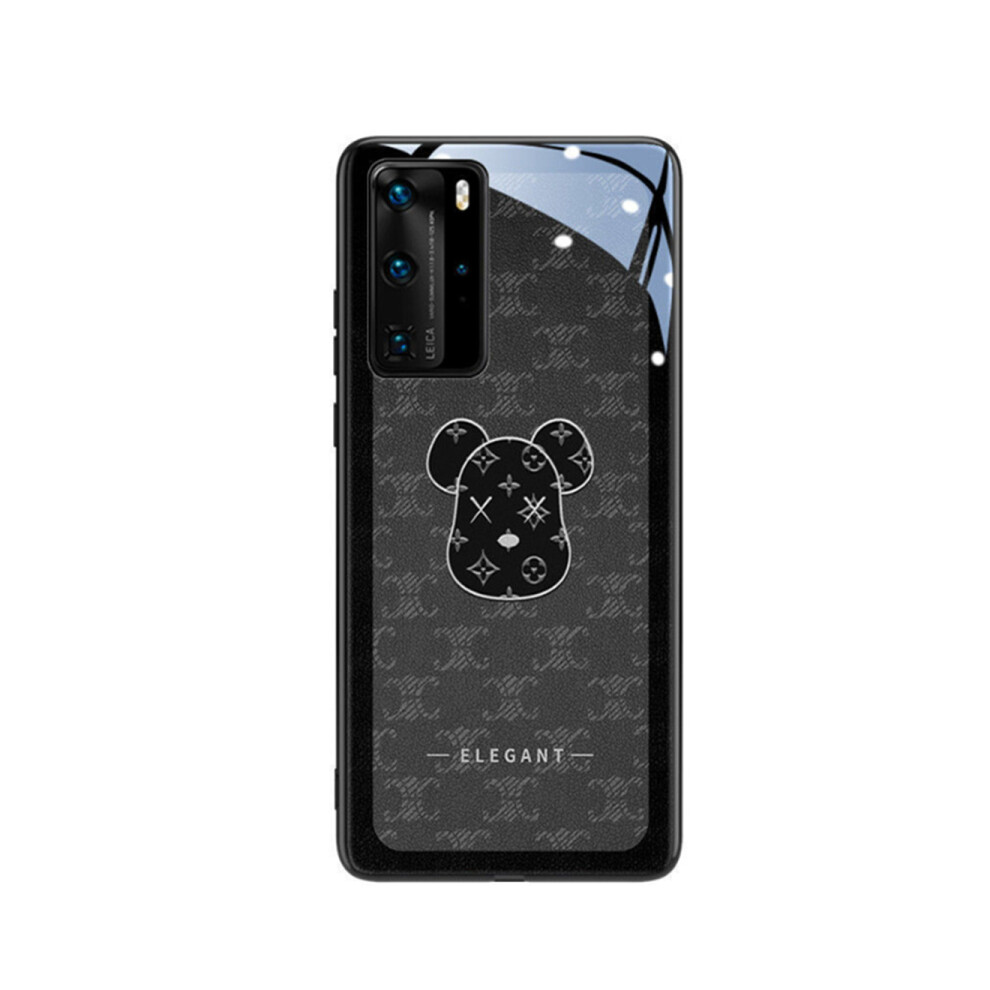 C14 Presbyopia Painted Tpu Phone Case Back Cover Lens Protection Anti-Fall Painted Case For Huawei P50 Pro Case Black 774048932073