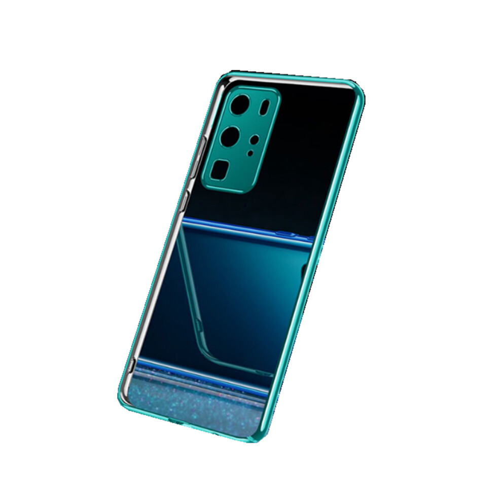 C43 Electroplating All-Inclusive Lens Back Cover Smart Phone Case Drop Protection Soft Cover For Huawei P50 Case Green 774048932646