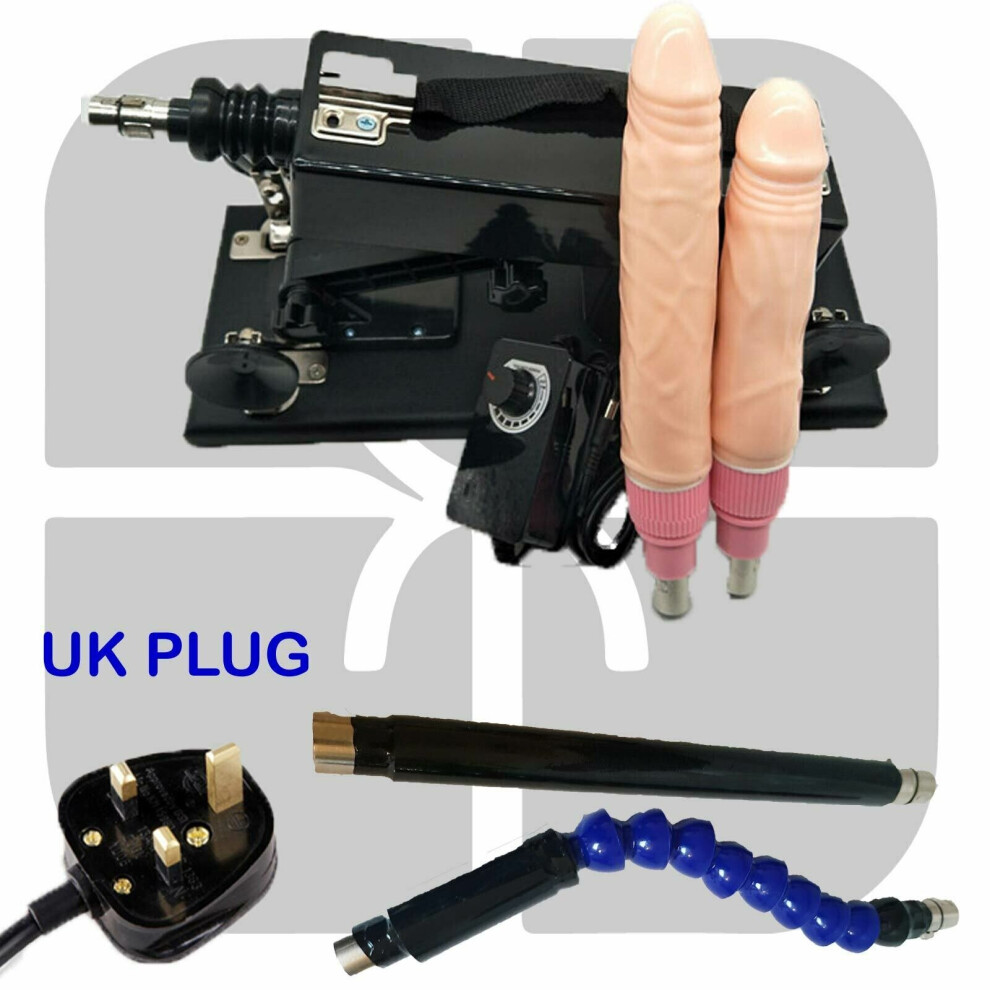 Portable Automatic Sex Machine 2 Dildo Sex Toy 2 Extension Pole Tube