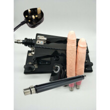 Automatic Retractile Sex Machine 2 Dildo Sex Toy Extension Pole UKPLUG