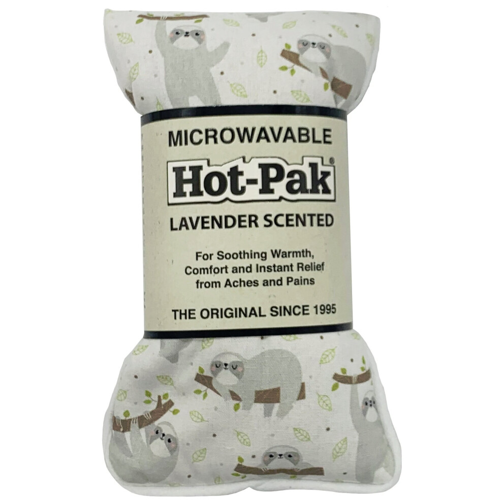 Hot-Pak Hot Pak Microwavable Neck Warmer Heat Pack Lavender Shoulder Wrap Pads Sloth