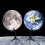LED MOON EARTH Projector Lamp Night Light Home Decor Bedroom Rotating 3