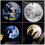 LED MOON EARTH Projector Lamp Night Light Home Decor Bedroom Rotating 4